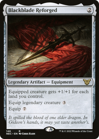 Blackblade Reforged [Kamigawa: Neon Dynasty Commander]