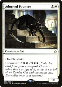 Adorned Pouncer [Hour of Devastation Prerelease Promos]