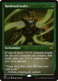 Hardened Scales (Foil Etched) -  Foil (2X2-462) - Double Masters 2022
