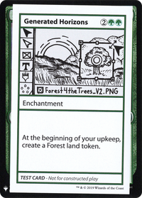 Generated Horizons [Mystery Booster Playtest Cards]