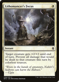 Lithomancer's Focus [Battle for Zendikar]