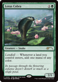 Lotus Cobra (Year of the Snake 2025) -  Foil (SSP-003) - Standard Showdown Promos