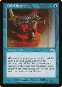 Veiled Sentry [Urza's Saga]