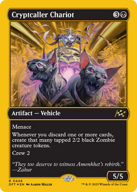 Cryptcaller Chariot -  Foil (DFT-446) - Aetherdrift