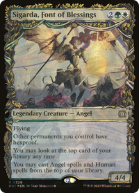 Sigarda, Font of Blessings (Showcase Halo Foil) [March of the Machine: The Aftermath]