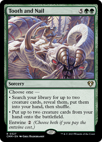 Tooth and Nail [Commander Masters]