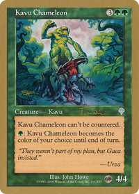 Kavu Chameleon (Jan Tomcani) (SB) [World Championship Decks 2001]
