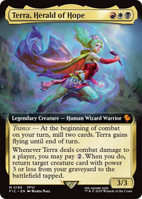 Terra, Herald of Hope (Extended Art) - : (Extended Art) Foil (FIC-186) - Commander: FINAL FANTASY