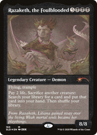 Razaketh, the Foulblooded -  Etched Foil (SLD-163★) - Secret Lair Drop