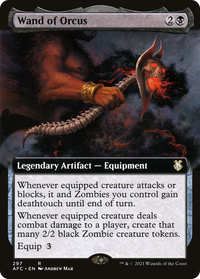 Wand of Orcus (Extended Art) [Dungeons & Dragons: Adventures in the Forgotten Realms Commander]