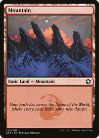 Mountain (275) [Dungeons & Dragons: Adventures in the Forgotten Realms]