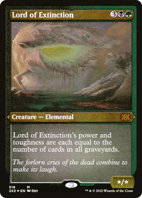 Lord of Extinction (Foil Etched) -  Foil (2X2-518) - Double Masters 2022