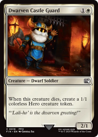 Dwarven Castle Guard -  Foil (FIN-018) - FINAL FANTASY