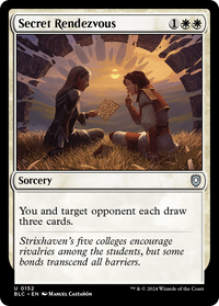 Secret Rendezvous -  (BLC-152) - Bloomburrow Commander