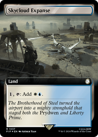 Skycloud Expanse (Extended Art) (Surge Foil) - : (Extended Art) Foil (PIP-1037) - Fallout