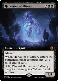 Harvester of Misery (Extended Art) [Outlaws of Thunder Junction: The Big Score]