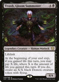 Tivash, Gloom Summoner [Commander 2021]