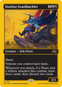 Fearless Swashbuckler -  Foil (DFT-481) - Aetherdrift