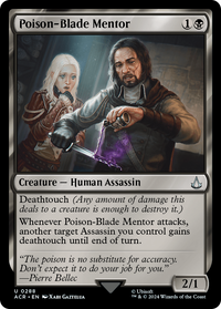 Poison-Blade Mentor [Assassin's Creed]