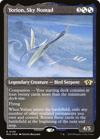 Yorion, Sky Nomad (Foil Etched) - : (companion) Foil (MUL-129) - Multiverse Legends