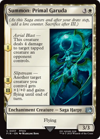 Summon: Primal Garuda - : (enchantment) Foil (FIN-037) - FINAL FANTASY