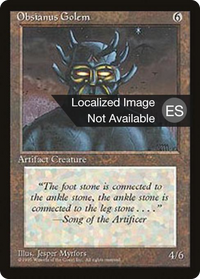 Obsianus Golem [Fourth Edition (Foreign Black Border)]