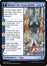 Behold the Unspeakable // Vision of the Unspeakable [Kamigawa: Neon Dynasty]