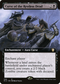 Curse of the Restless Dead (Extended Art) [Innistrad: Midnight Hunt Commander]