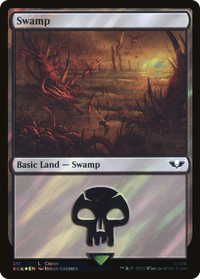 Swamp (311) (Surge Foil) [Warhammer 40,000]