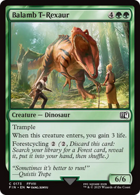 Balamb T-Rexaur -  Foil (FIN-173) - FINAL FANTASY