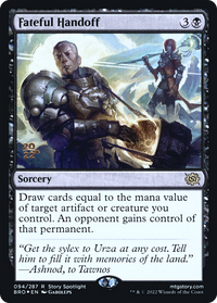 Fateful Handoff [The Brothers' War Prerelease Promos]