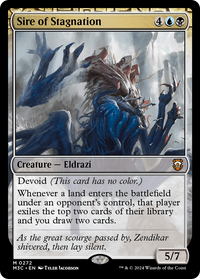 Sire of Stagnation - : (devoid) Foil (M3C-272) - Modern Horizons 3 Commander