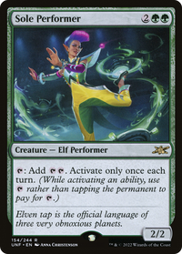 Sole Performer [Unfinity]