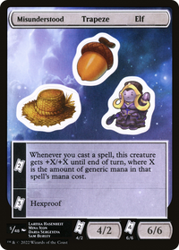 Misunderstood Trapeze Elf [Unfinity Stickers]