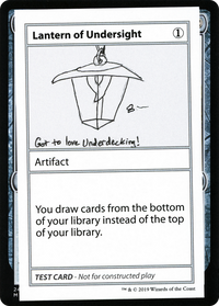 Lantern of Undersight (2021 Edition) [Mystery Booster Playtest Cards]