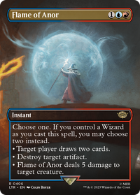 Flame of Anor (Borderless Alternate Art) [The Lord of the Rings: Tales of Middle-Earth]