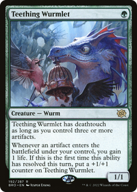 Teething Wurmlet (Promo Pack) [The Brothers' War Promos]