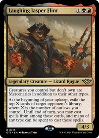 Laughing Jasper Flint (Promo Pack) [Outlaws of Thunder Junction Promos]