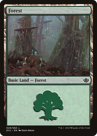 Forest (29) (Garruk vs. Liliana) [Duel Decks Anthology]