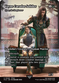 Vayne Carudas Solidor - Fynn, the Fangbearer (Showcase) -  / Vayne Carudas Solidor (Borderless) Foil (FCA-046) - FINAL FANTASY: Through the Ages