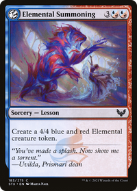 Elemental Summoning [Strixhaven: School of Mages]