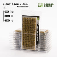 Tufts- Light Brown 6mm- Small
