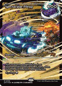 Spectacular Pileup - : (Showcase) Foil (DFT-398) - Aetherdrift