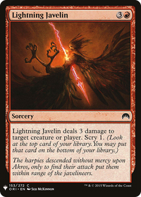 Lightning Javelin [Mystery Booster]