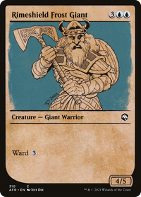 Rimeshield Frost Giant (Showcase) [Dungeons & Dragons: Adventures in the Forgotten Realms]