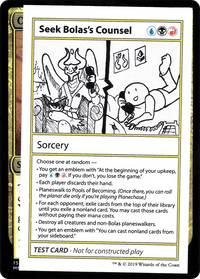 Seek Bolas's Counsel (2021 Edition) [Mystery Booster Playtest Cards]