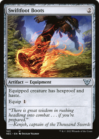 Swiftfoot Boots [Kamigawa: Neon Dynasty Commander]