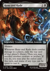 Reno and Rude - : (Extended Art) Foil (FIN-450) - FINAL FANTASY