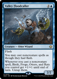 Valley Floodcaller (Promo Pack) [Bloomburrow Promos]
