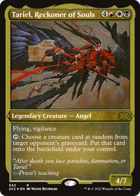 Tariel, Reckoner of Souls (Foil Etched) -  Foil (2X2-542) - Double Masters 2022